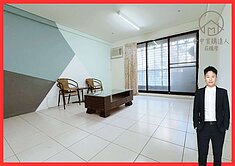 逢甲水湳經貿｜室內35坪大三房+平車