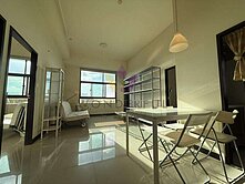 獨家－聯新復旦【樺昇麗池】次頂樓挑高景觀電梯三房