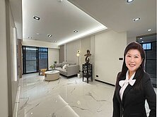 力行市場*邊間方正*前後陽台電梯大3房