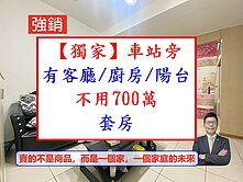 獨家✅桃園火車站商圈高樓✅1房1廳✅陽台✅麗寶紐約