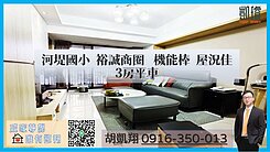 河堤國小 裕誠商圈機能棒屋況佳3房平車
