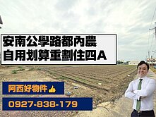 獨賣-安南公學路都內住4重劃農地A
