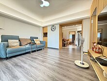 文化中心百立宮庭陽台進出漂亮三房