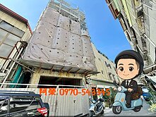 投報４．６％｜興大全新完工前後臨路收租電梯１６套房