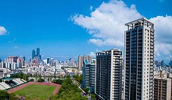 中正高工景觀首排•國泰馥建築•臻品大四房雙平車