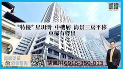 星玥灣中樓層海景三房平移車稀有釋出