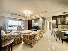 亞灣正海景首排/百立高質感精美豪邸/2房平車