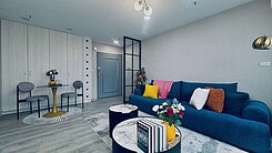 黃金地段｜漢神巨蛋捷運│一卡皮箱可入住二房二衛平車