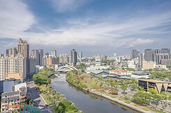 美術館｜愛河首排180°全景｜四房雙平車