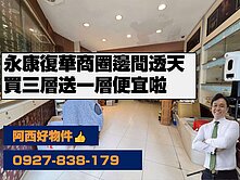 復華商圈3層送1層邊間俗透天