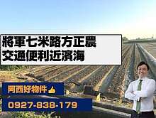 將軍超俗優質方正農地路很寬