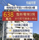 投資客必客 楊梅埔心電梯三房  好出租好管理