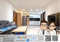 鳳山|純室內15坪大客廳|大兩房平車