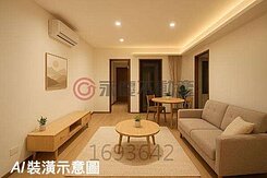 海洋都心1期溫馨裝潢2房7號格局+平面車位