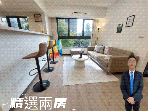 新埔重劃區黃金地段/市政首璽優質裝潢2房＋平車