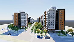 青埔航空城安置住宅。高樓最美天際線大兩房雙衛車