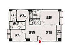 近藝文區꧁竹城金閣꧂輕屋齡三房車~一層兩戶格局方正