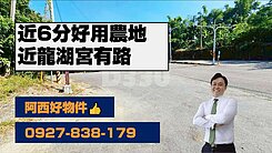 近6分近龍湖宮好規劃大農地