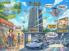 【豪哥嚴選】鼎中商圈|京品集|高樓兩房平車