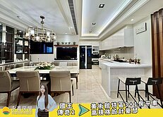 🤶美術館內惟車站｜奢華光影3+1房平車豪邸