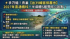 燕巢區｜台39線首排【橋科核心農地】價值爆發！
