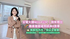 🌳捷運台電大樓314公尺｜經典稀有釋出