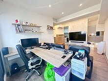 大有商圈成家首選|家賀澄舍邊間2改1房車|前後陽台