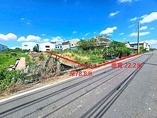 大寮國小都計內近88交流道面寬22米方正農地