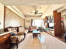 近高鐵福山學區|公園臻邸室內近24坪3房雙衛開窗