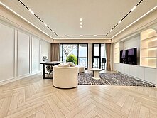 信實邸家｜鉅虹HOKI｜水岸視野唯美四改三房雙平車