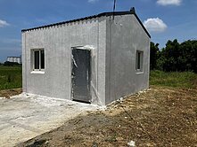 102新屋華興路旁合法資材室農地