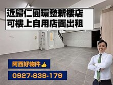 近歸仁圓環整新租人+自用樓店