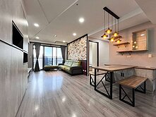 登陽聽河次頂樓朝南美視野3房平車_溫馨裝潢屋況良好