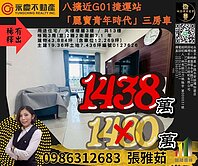 八擴近G01捷運站「麗寶青年時代」三房車