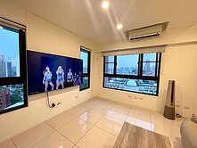 美麗島雙捷運-亞灣景觀三面採光~二改一房+塔式車位