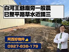 獨賣王爺廟旁臨路路草水農地