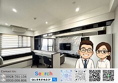 左營高鐵｜質感裝潢｜高樓景觀2房1開放空間+平車