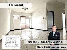 🍎 東區-大鵬新城三房有車位-後甲國中