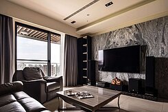 青埔高鐵A18美術館旁稀有水岸景觀一層一戶三房雙車