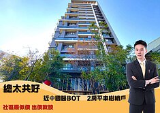 近中國醫BOT｜社區最低價出價談｜2房平車樹梢戶