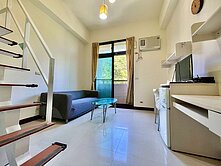 大學市挑高森林景觀機能超佳美套房