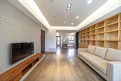 巨蛋綠園道|首排景觀|採光雙平車