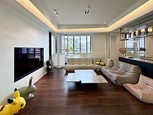 【龍寶仁美臻邸】千萬設計得獎裝潢3+1房雙平車