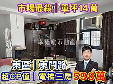 市場最殺⭐單坪14萬❗️東區電梯三房⭐小健承銷