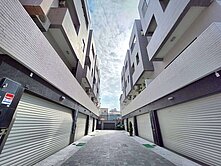 台南新化。中正路前後採光。四年雙車墅