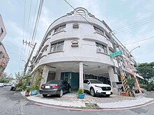 梓官蚵仔寮三角窗騎樓店面#超大地坪#可停四車#