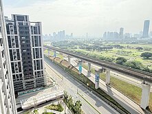 大都會公園萊茵水花園三房坡平車~