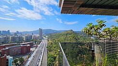 Ⓣ無遮蔽山景 雙面採光2+1房平車