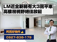LM近全新高樓層大3房平車