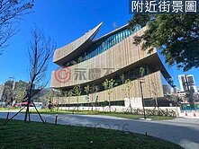 【地55坪】藝文特區三角窗電梯透店~全新未住可住辦